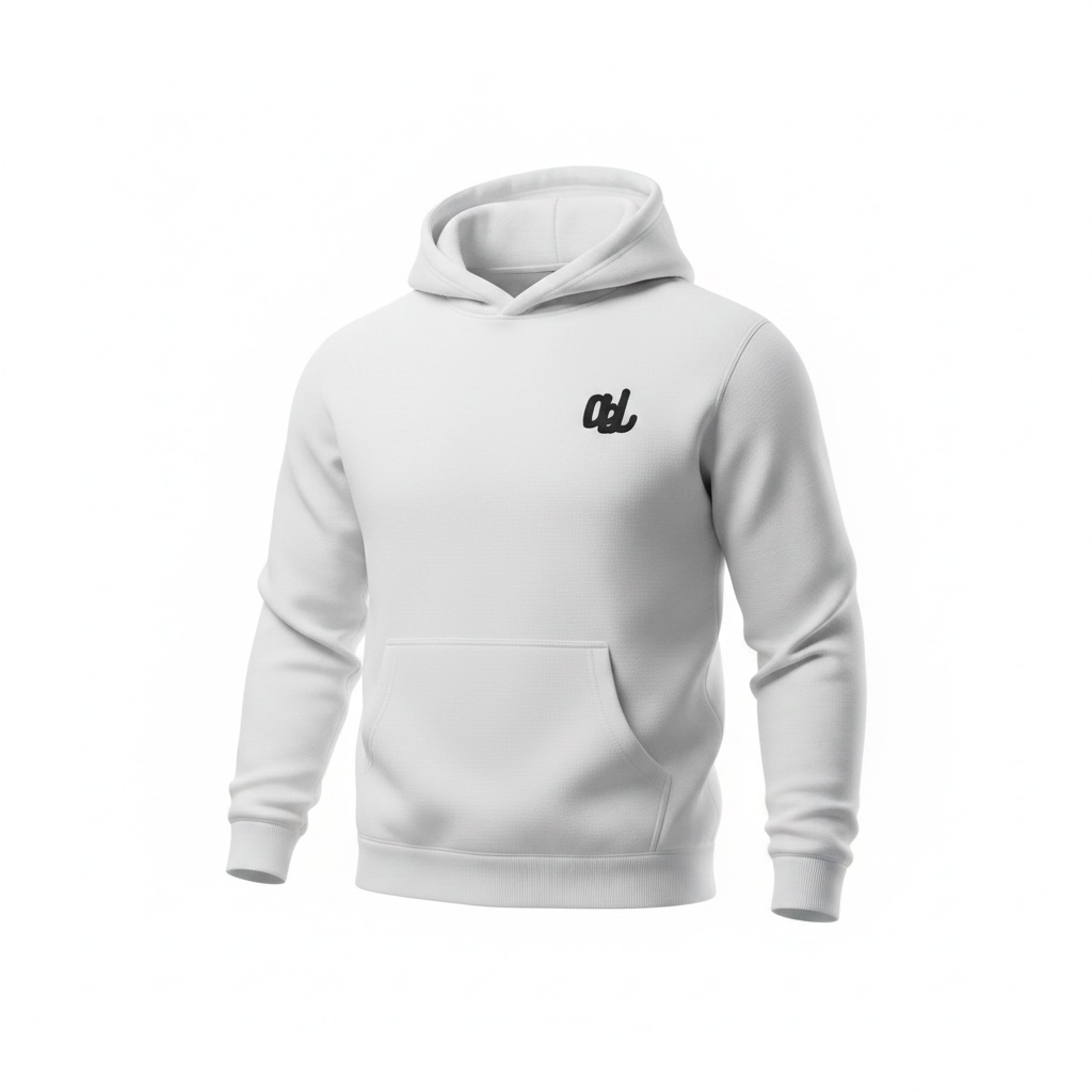 Alday White Trademark Hoodie